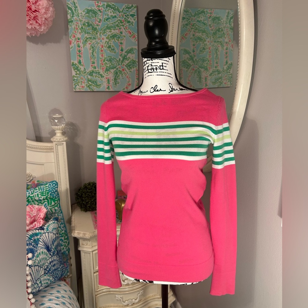 Lilly Pulitzer Maria boatneck sweater, size Small - Picture 2 of 8